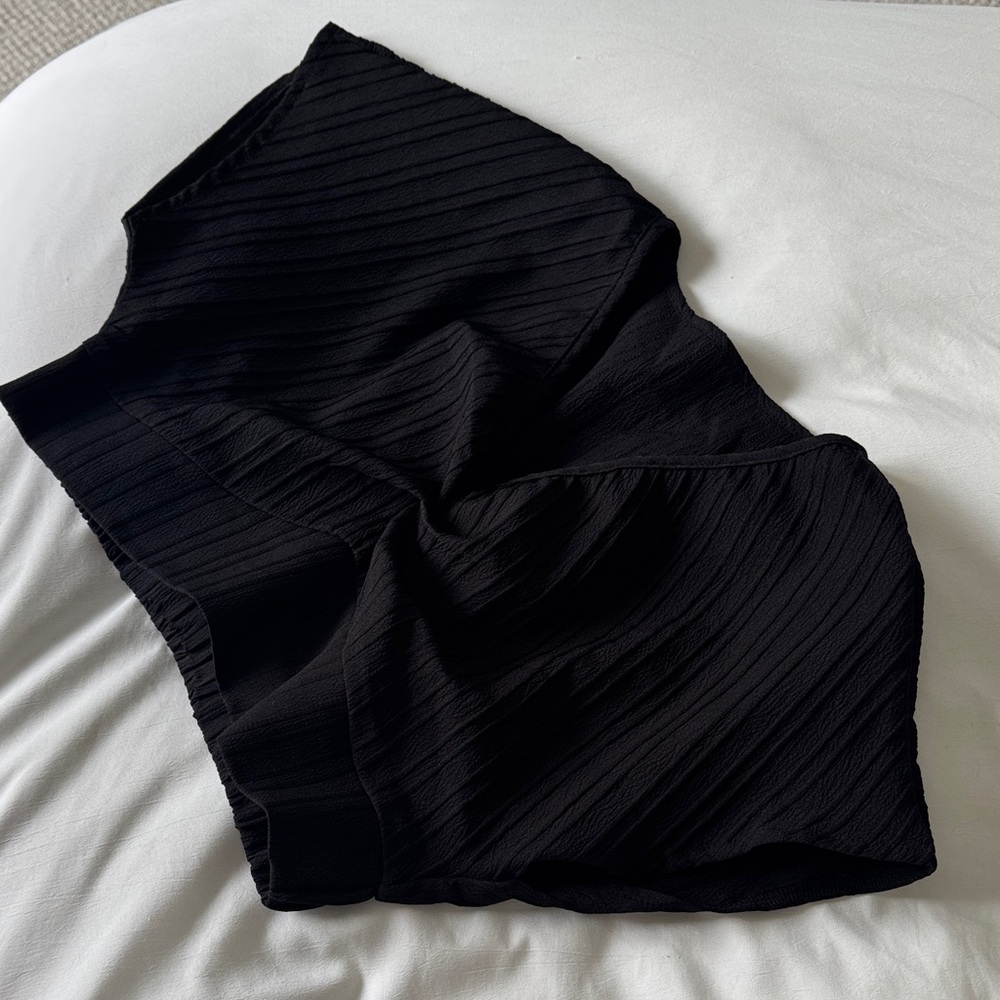 SHEIN Black Textured Top